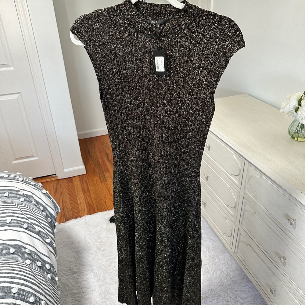 Maje Elegant Black Sleeveless Dress